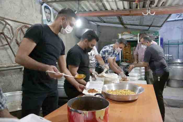 کمک مالی جهت طبخ غذای گرم برای جنگ زدگان